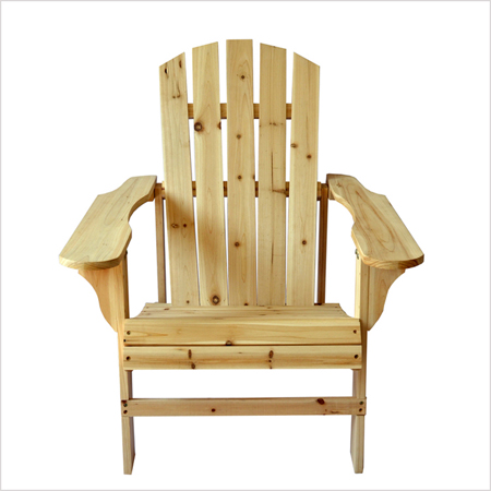 wooden adirondack chair