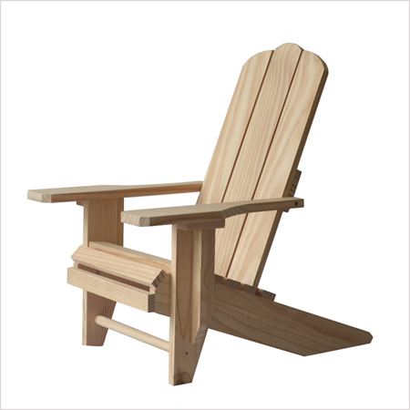 wooden adirondack chair