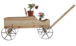 wheelbarrow planters