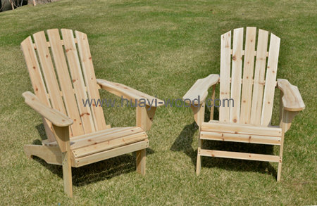 wood beach chair