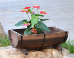 garden barrel planters